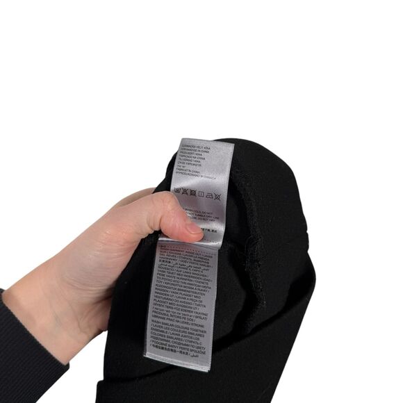 Superdry Sport Black Leopard Sweatshirt Yoga Casual Gym Lounge Womens US 8 UK 12 - Picture 7 of 8